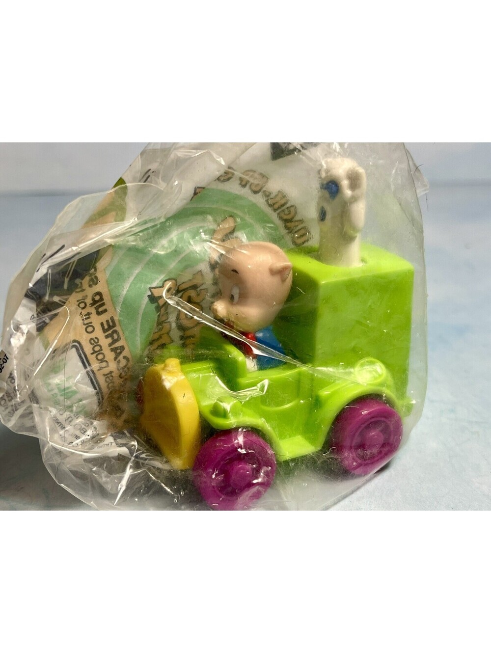 Rare McDonalds Looney Toon Happy Meal "Porky Ghost Catcher" Quacker-Up Cars 1992